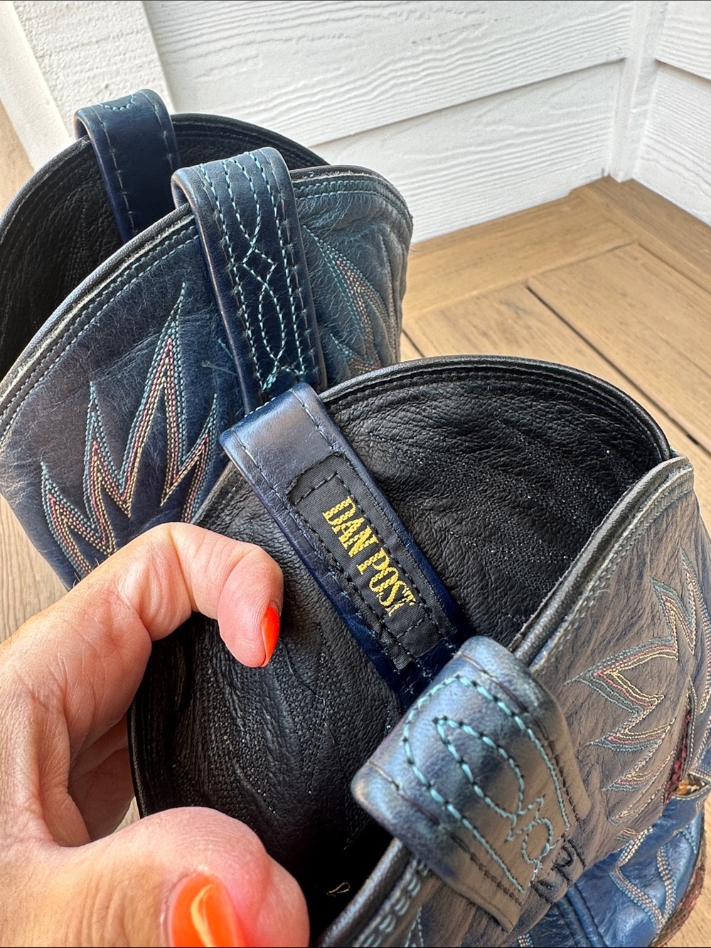 Dan Post python cowboy boots - Picture 6 of 7